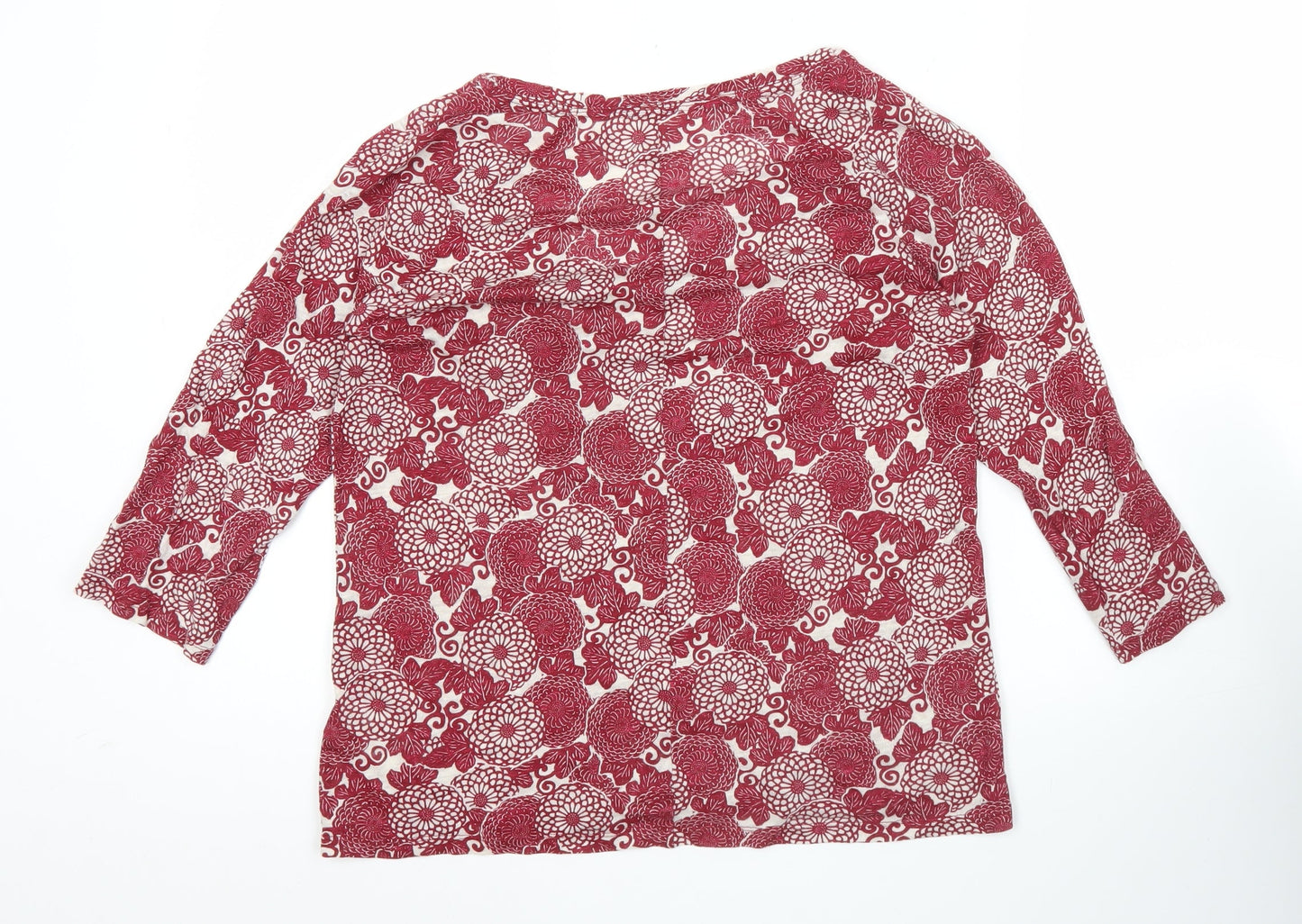 Womens UK Size 10 White Stuff Red Tunic Blouse