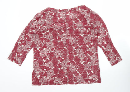 Womens UK Size 10 White Stuff Red Tunic Blouse