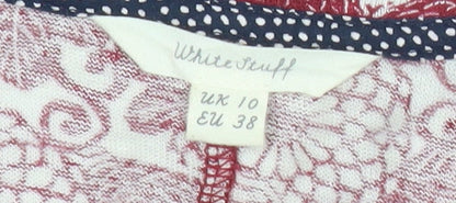 Womens UK Size 10 White Stuff Red Tunic Blouse