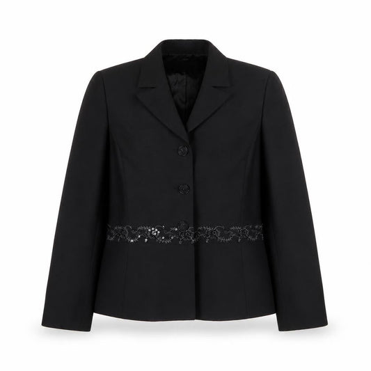 Womens UK Size 10 Le Suit Regular Black Suit Jacket