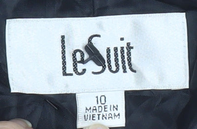 Womens UK Size 10 Le Suit Regular Black Suit Jacket