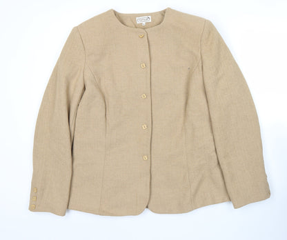 Womens UK Size 14 Nightingales Beige Basic Jacket