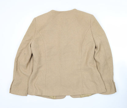 Womens UK Size 14 Nightingales Beige Basic Jacket