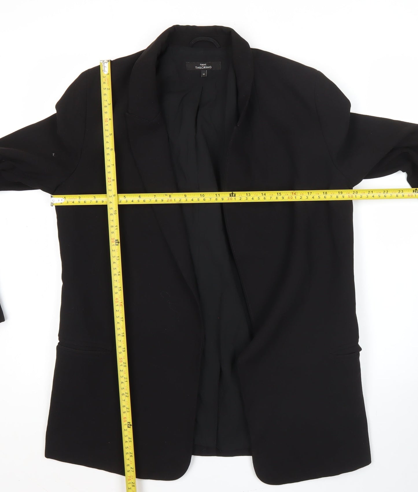Next Women’s Black Tailored Blazer Size 10 UK Classic Workwear