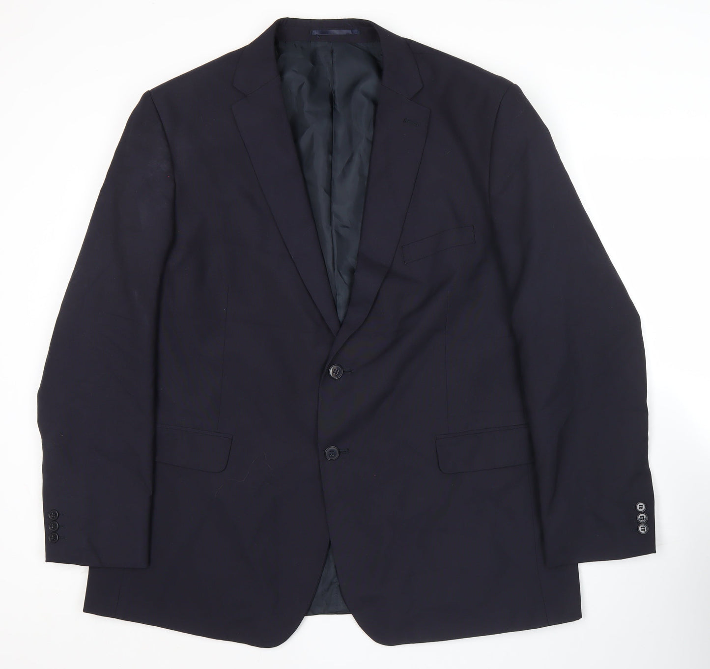 Mens UK Size 48 Karl Jackson Regular Blue Suit Jacket