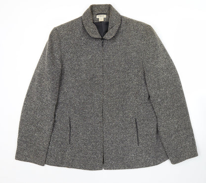Womens UK Size 14 OPUS Grey Basic Jacket