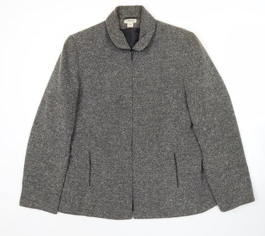 Womens UK Size 14 OPUS Grey Basic Jacket