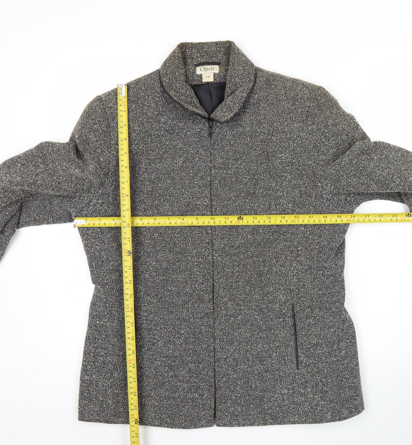 Womens UK Size 14 OPUS Grey Basic Jacket