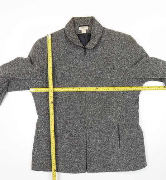 Womens UK Size 14 OPUS Grey Basic Jacket