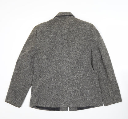Womens UK Size 14 OPUS Grey Basic Jacket