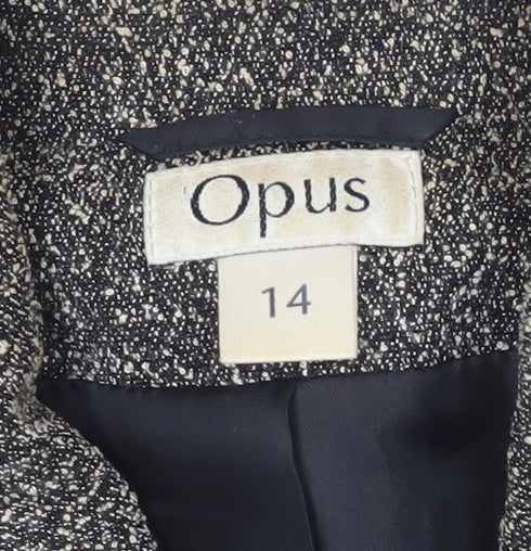 Womens UK Size 14 OPUS Grey Basic Jacket