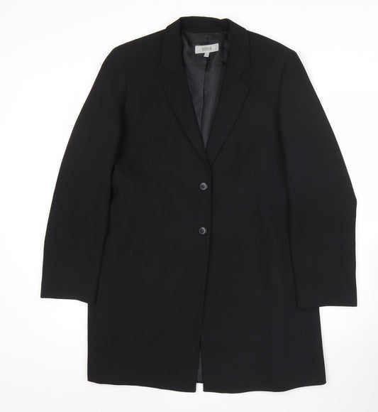 Marks and Spencer Women Black Petite Size 12 Suit Jacket Blazer