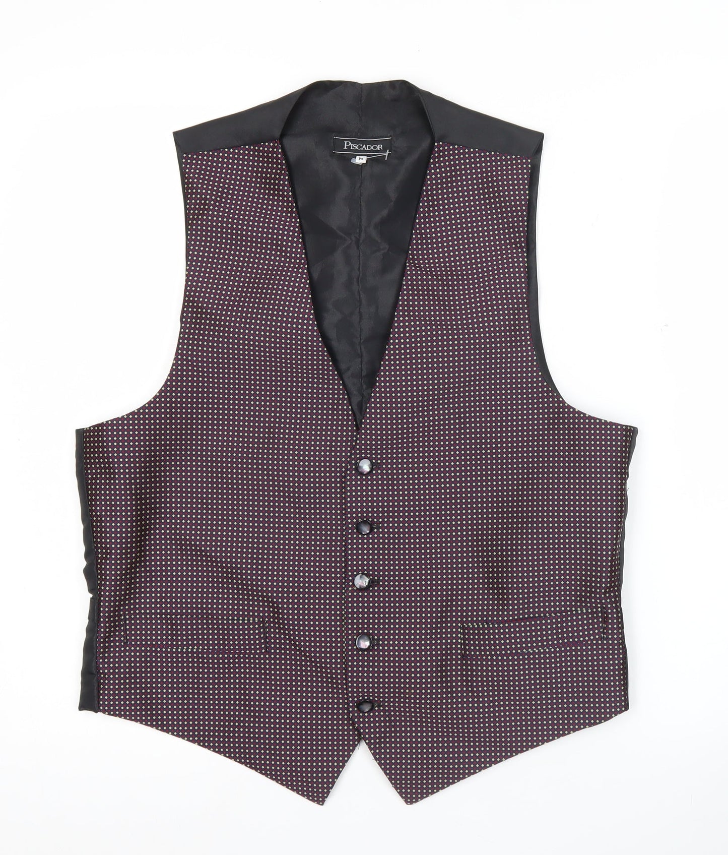 Mens UK Size M Piscador Regular Multicoloured Suit Waistcoat