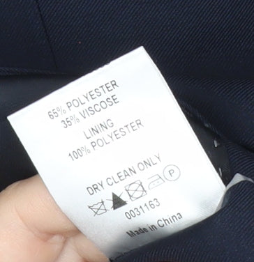 Burton London Men's Blue Slim Fit 42 Blazer Jacket