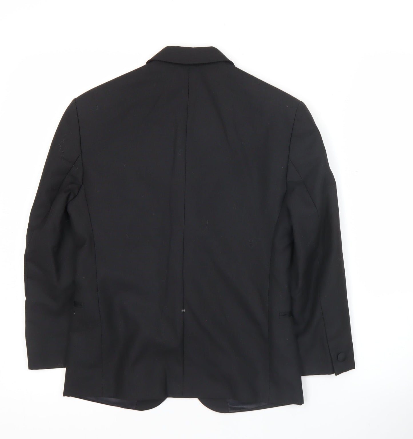 Young’s Formalwear Boys Black Shawl Lapel Tuxedo Blazer Jacket Size 24 in