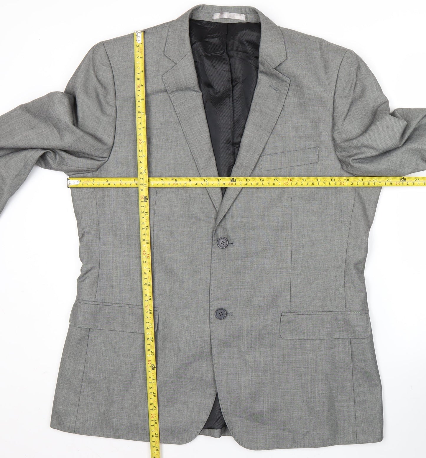 Butler and Webb Men’s Grey 42 Regular Suit Jacket Business Formal