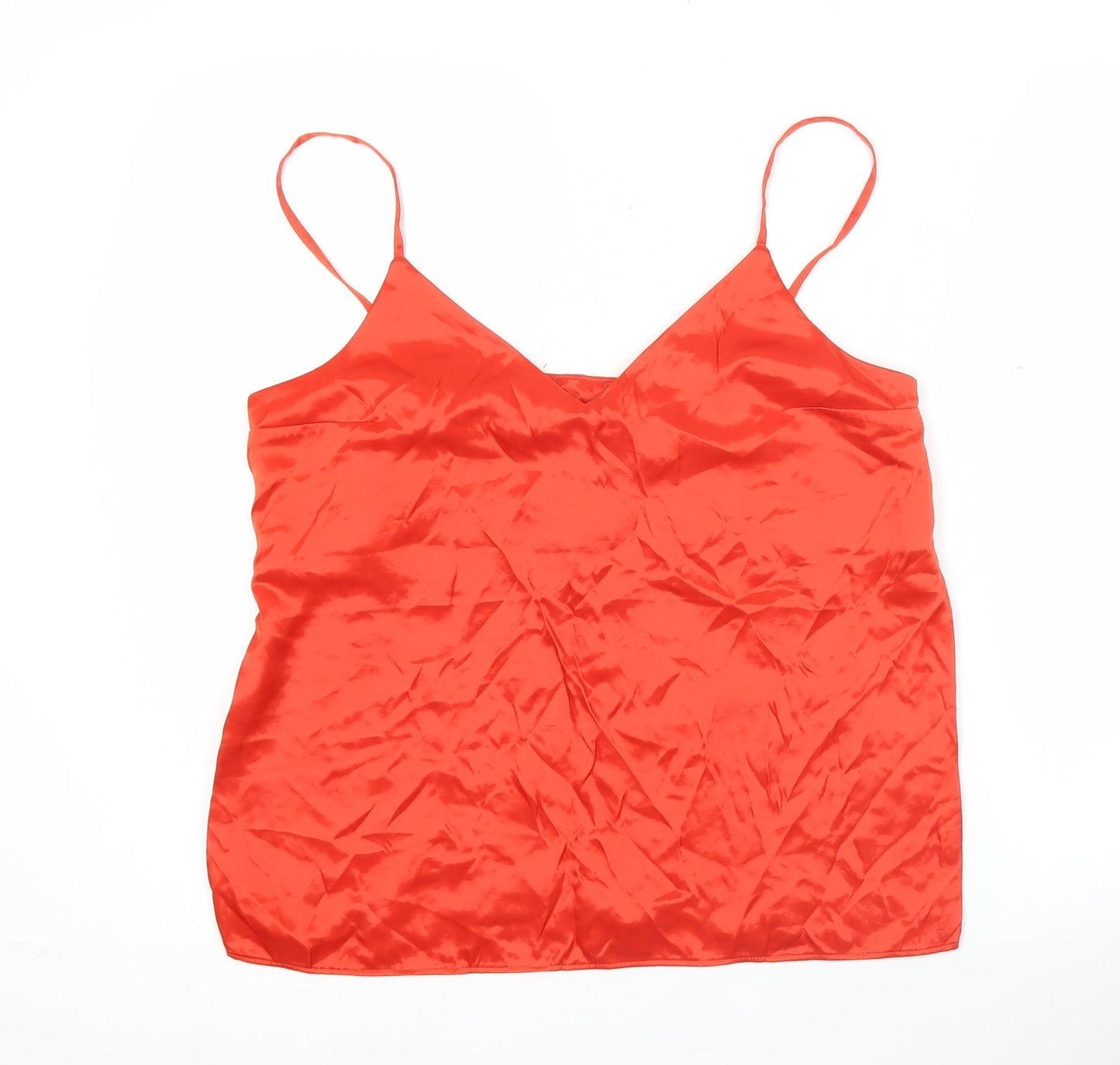 Womens UK Size 10 COS Red Camisole Tank