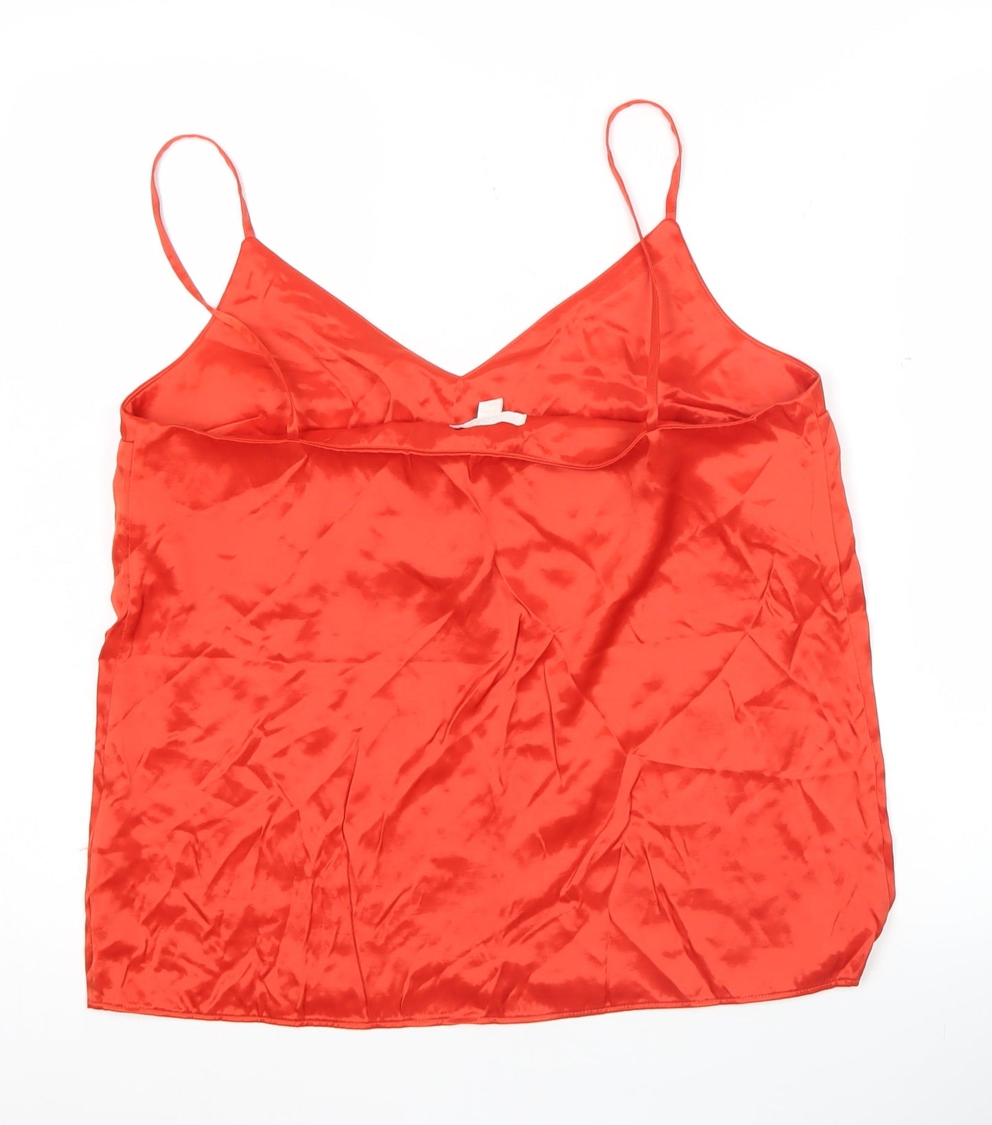 Womens UK Size 10 COS Red Camisole Tank