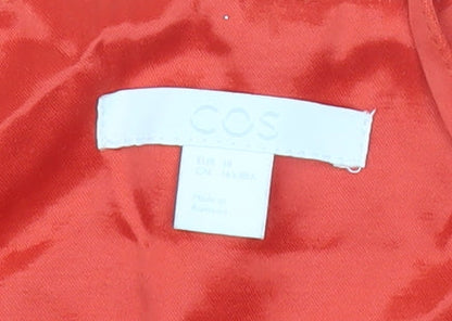 Womens UK Size 10 COS Red Camisole Tank