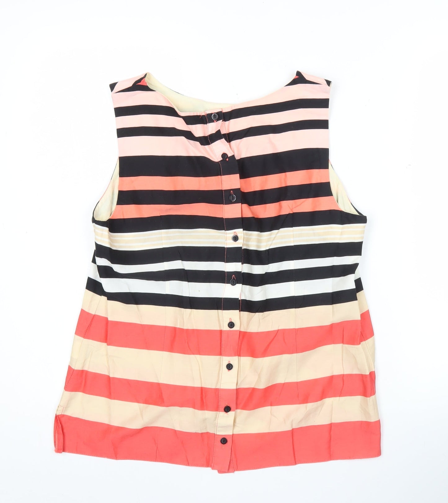 Womens UK Size 14 Dorothy Perkins Multicoloured Basic Blouse