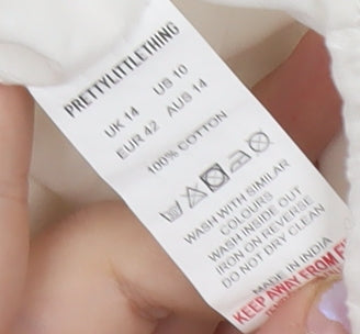 PrettyLittleThing Women’s White Off Shoulder Cotton Shift Dress Size 14