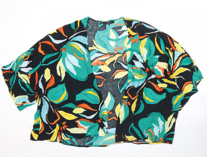 Womens UK Size M NEXT Multicoloured Kimono Blouse