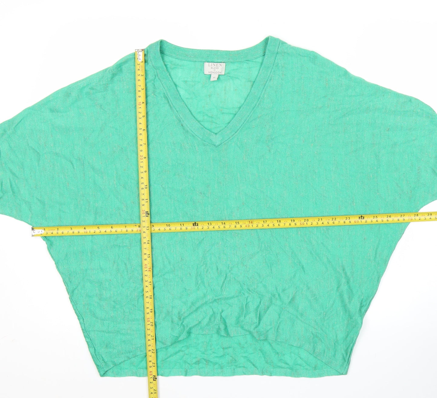 Womens UK Size M Monsoon Green Pullover Jumper