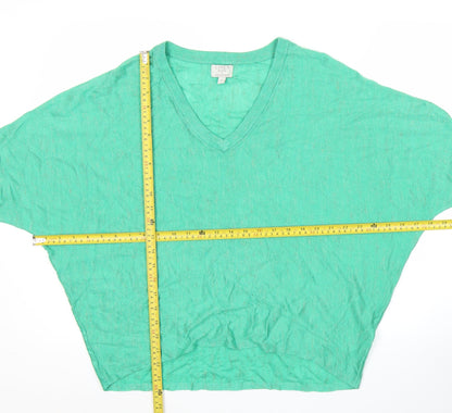 Womens UK Size M Monsoon Green Pullover Jumper