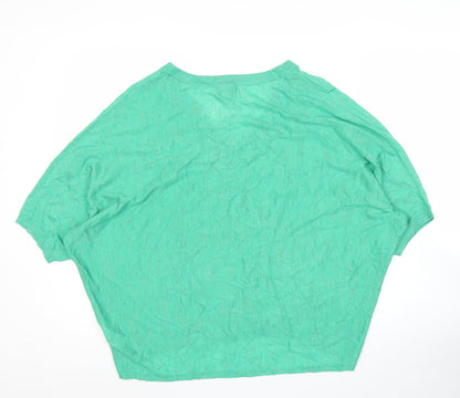 Womens UK Size M Monsoon Green Pullover Jumper