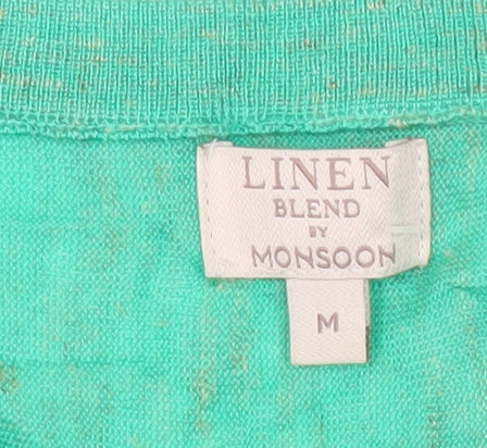 Womens UK Size M Monsoon Green Pullover Jumper