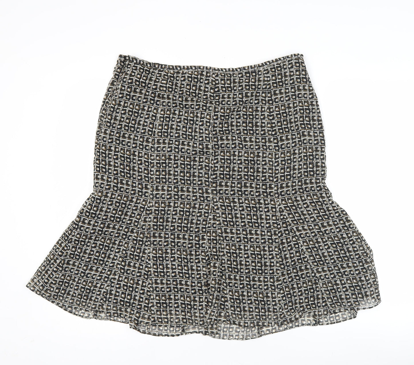 Axcess Liz Claiborne Women’s Black Size 12 Flare Knee Skirt Polyester