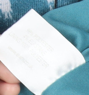 Honor Millburn Womens Blue Floral A-Line Knee Length Skirt Size 10