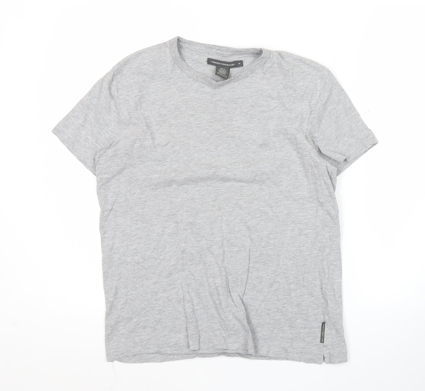 Mens UK Size M French Connection Grey  T-Shirt