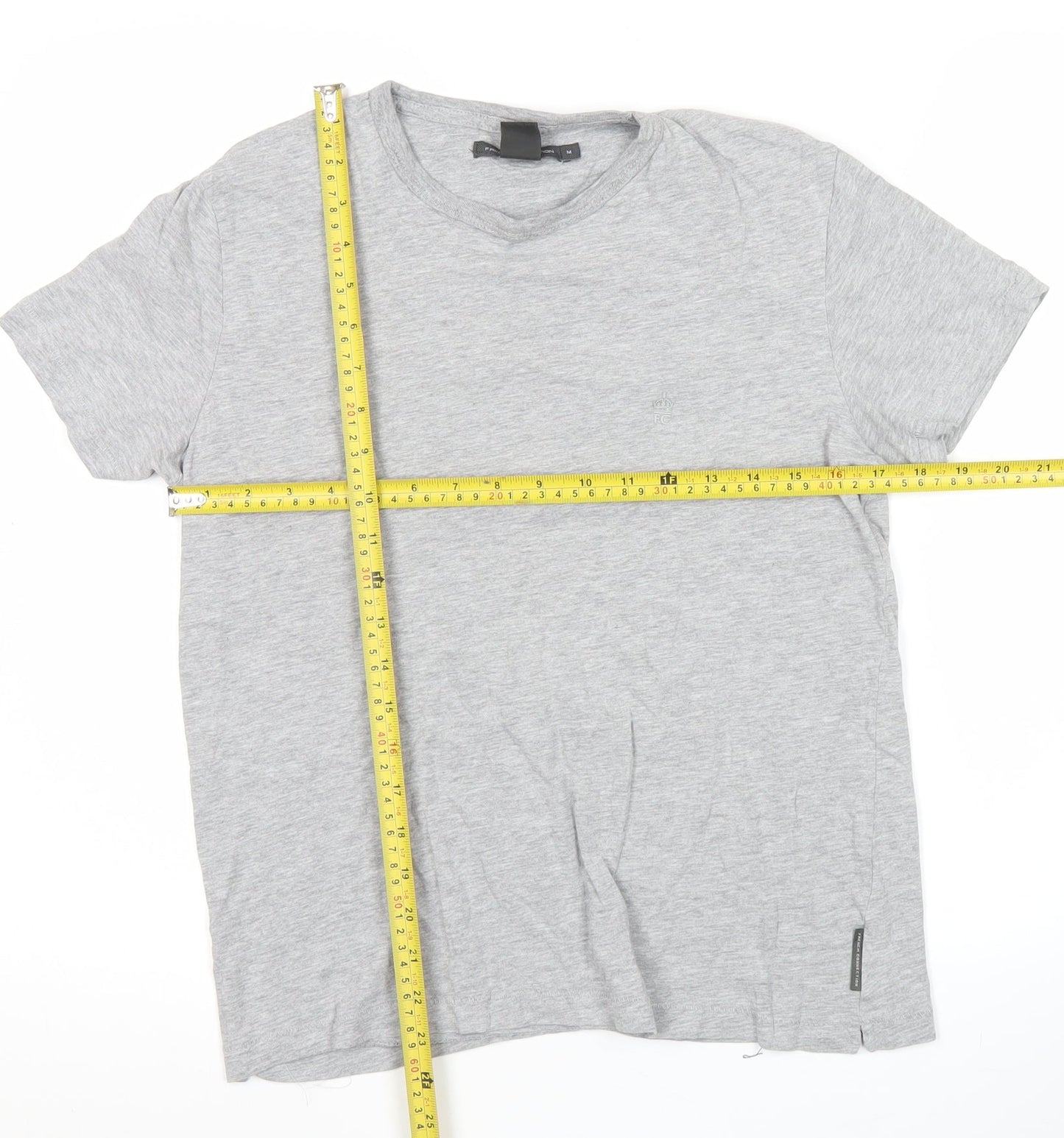 Mens UK Size M French Connection Grey  T-Shirt