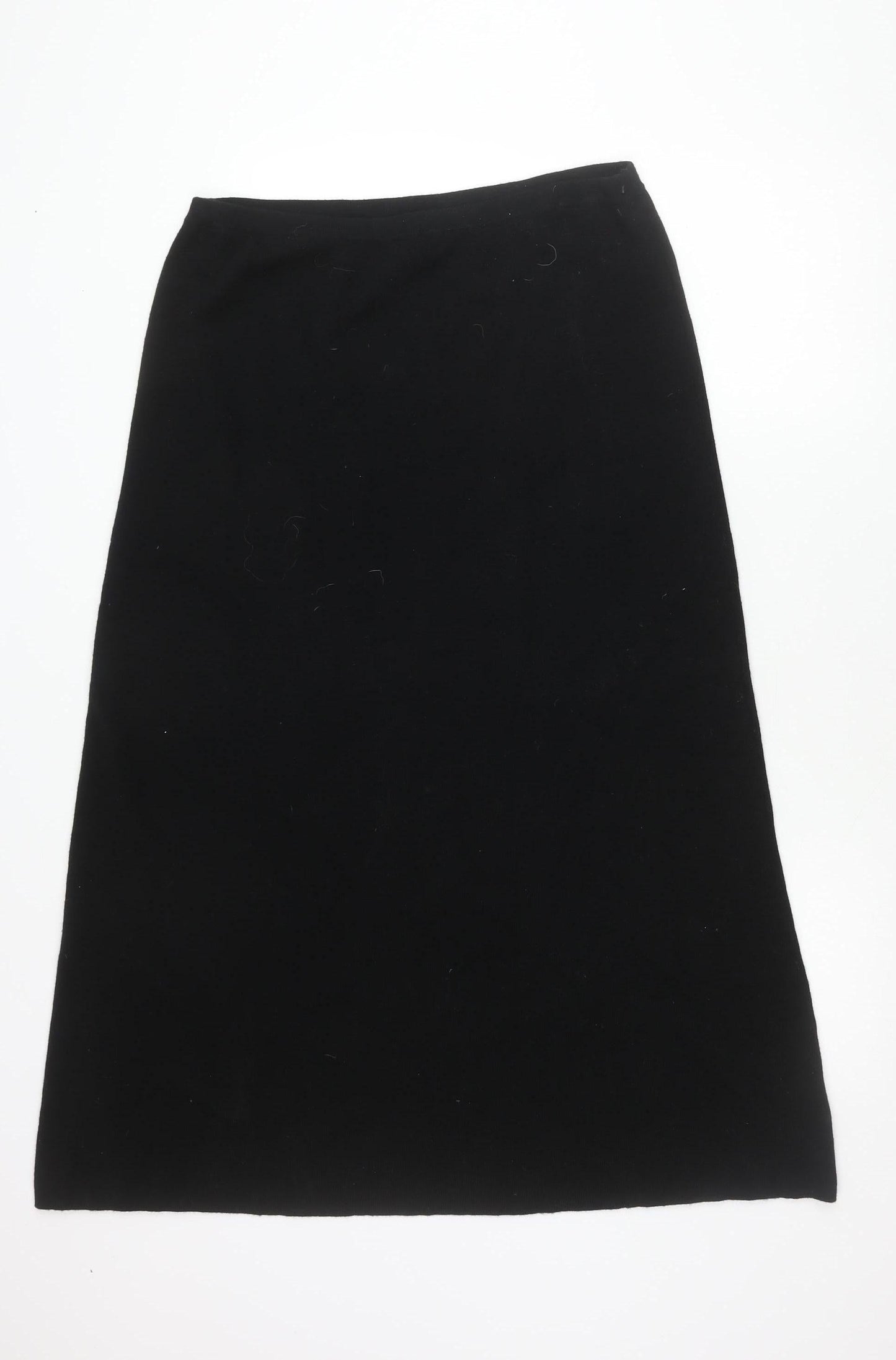 Bloomingdale's Women Black Wool Pencil Skirt XL Workwear Business