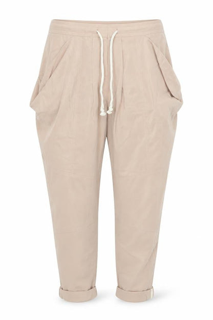 Womens UK Size 14 ASOS Regular Fit Jogger Beige Trousers