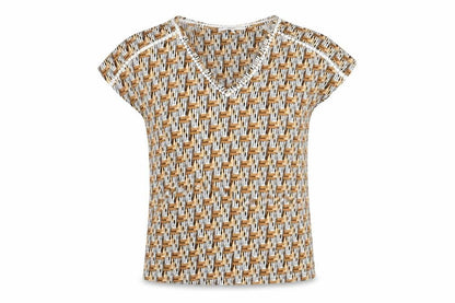 Womens UK Size 6 NEXT Brown Basic T-Shirt