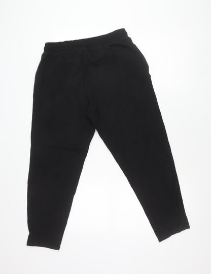 Womens UK Size S ASOS DESIGN Regular Fit Jogger Black Trousers