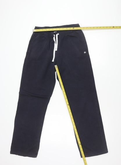 Champion Women’s Black Sweatpants Size S Regular Fit Cotton Blend