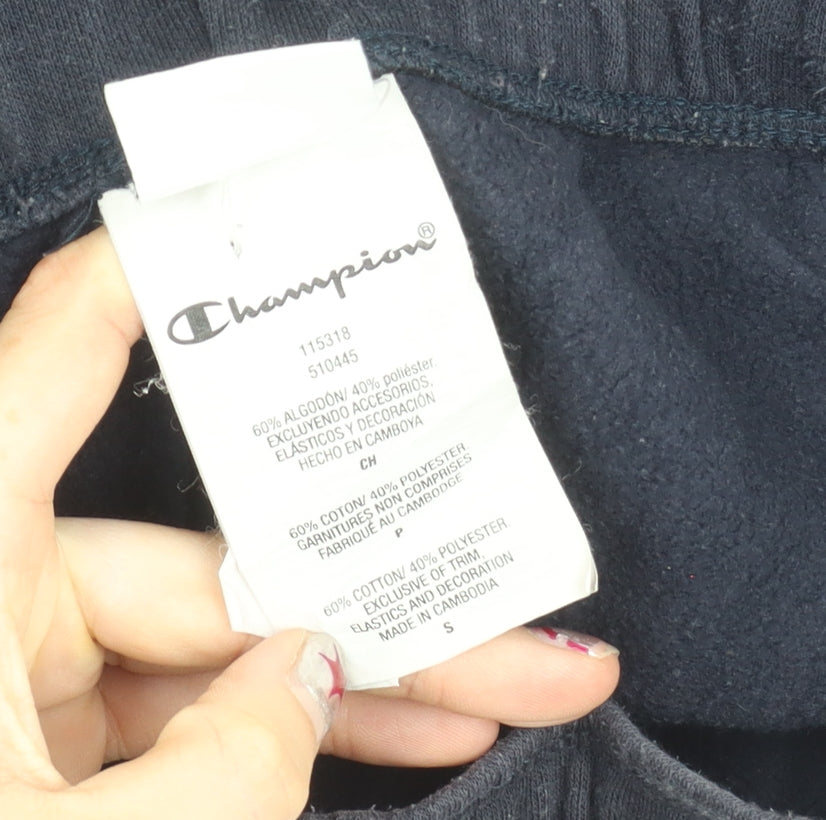 Champion Women’s Black Sweatpants Size S Regular Fit Cotton Blend