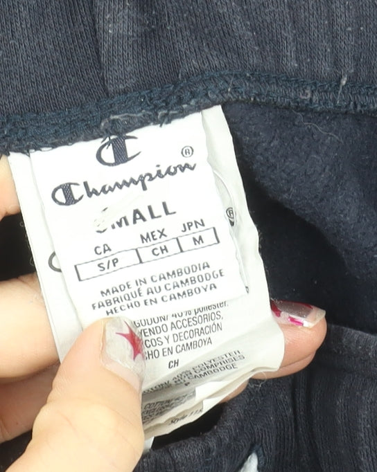 Champion Women’s Black Sweatpants Size S Regular Fit Cotton Blend