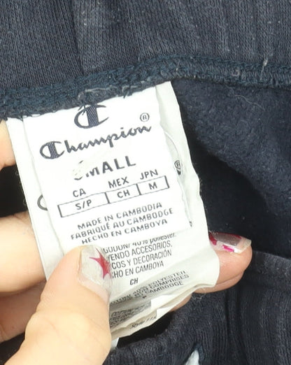 Champion Women’s Black Sweatpants Size S Regular Fit Cotton Blend