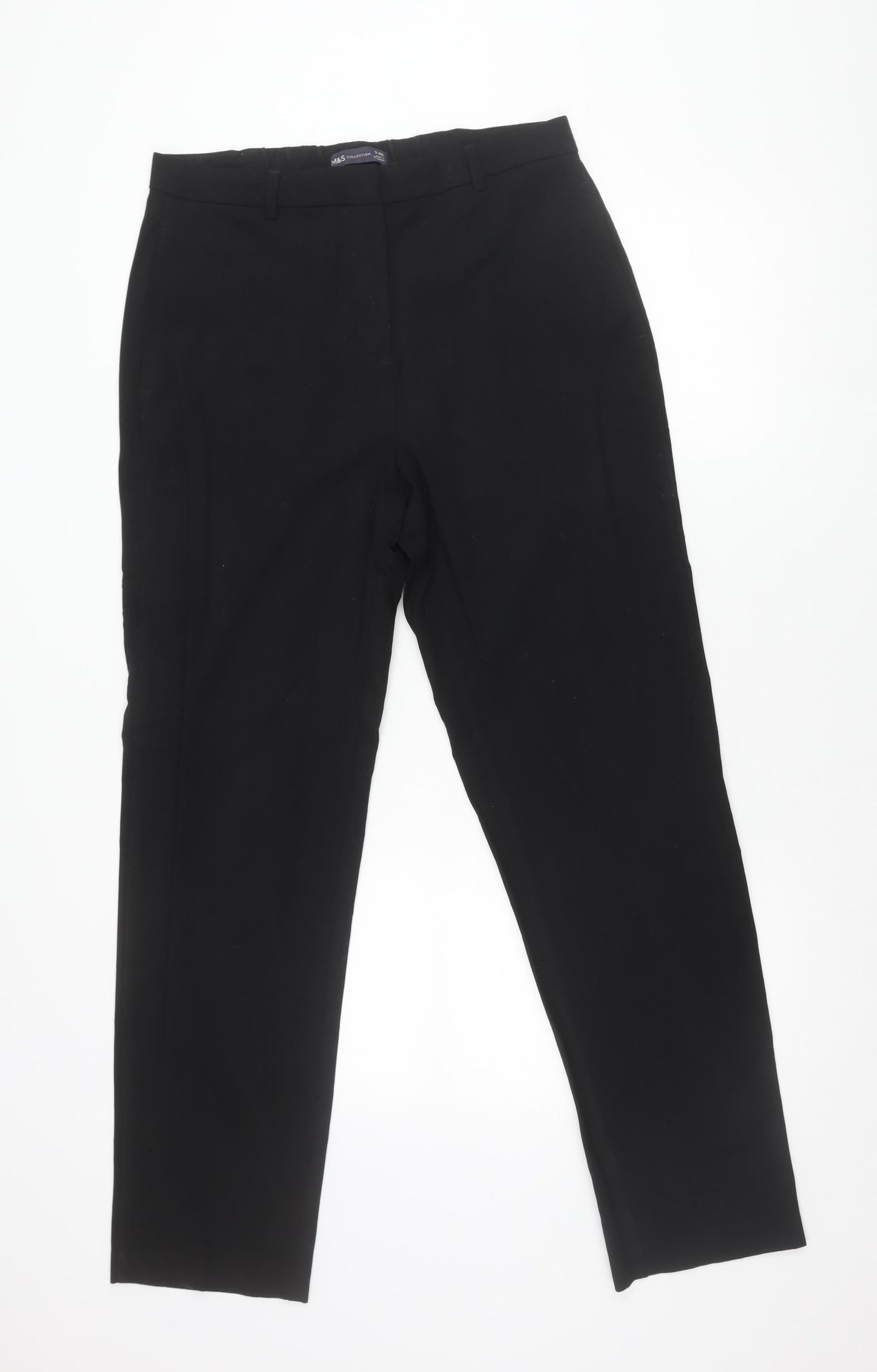 Marks and Spencer Men's Black Regular Fit Dress Pants Trousers M