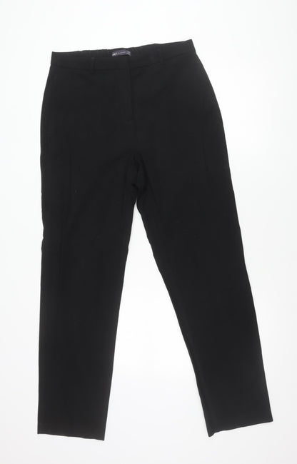 Marks and Spencer Men's Black Regular Fit Dress Pants Trousers M