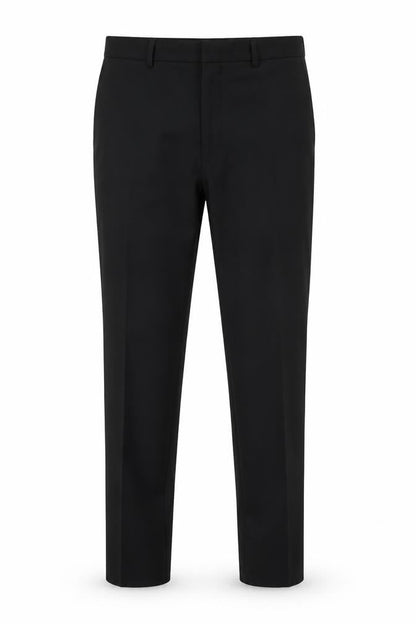 Mens UK Size M Marks and Spencer Regular Fit Dress Pants Black Trousers