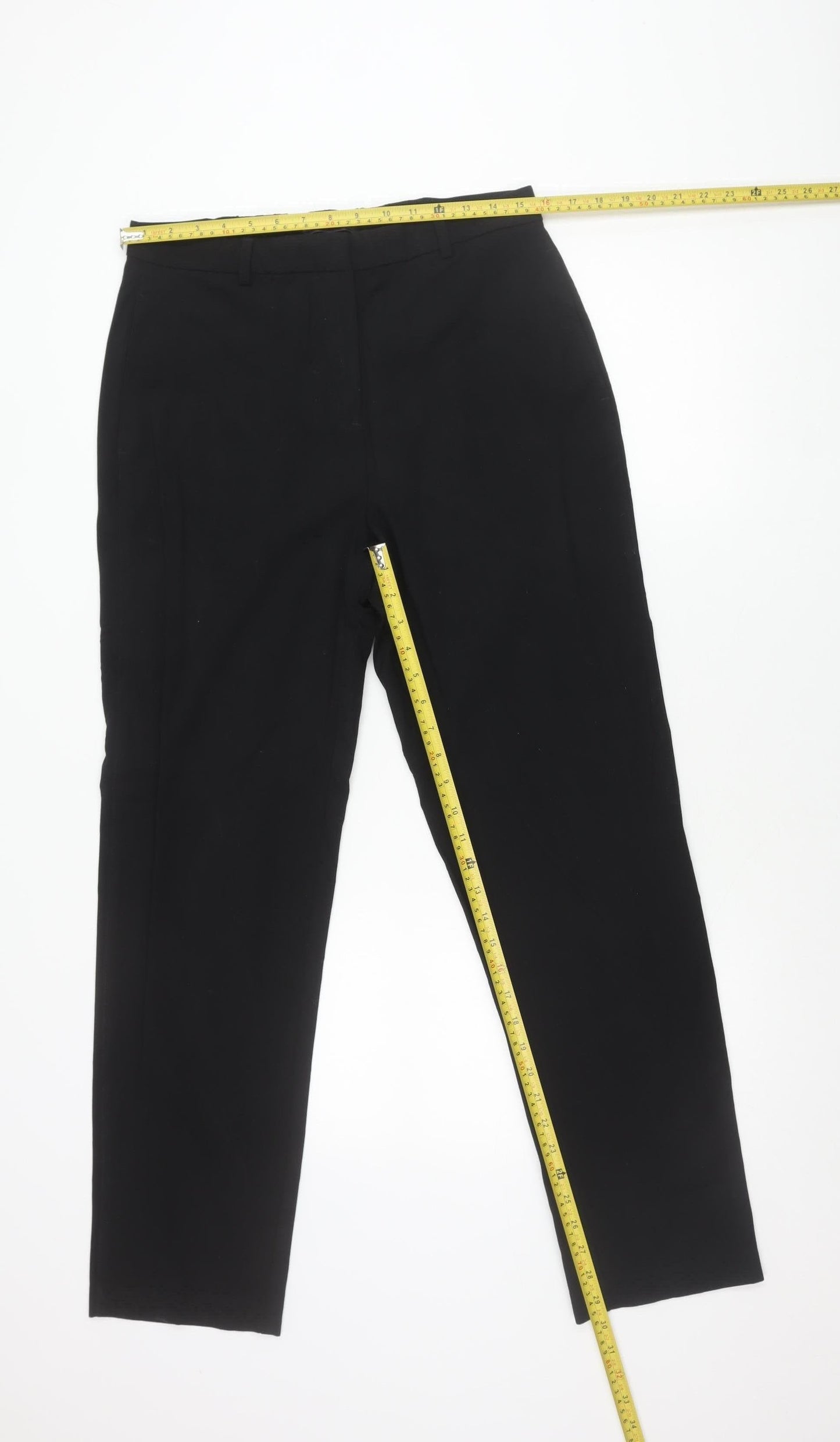 Marks and Spencer Men's Black Regular Fit Dress Pants Trousers M