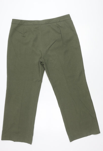 EWM Pure Classics Women’s Green Size 18 Straight Trousers