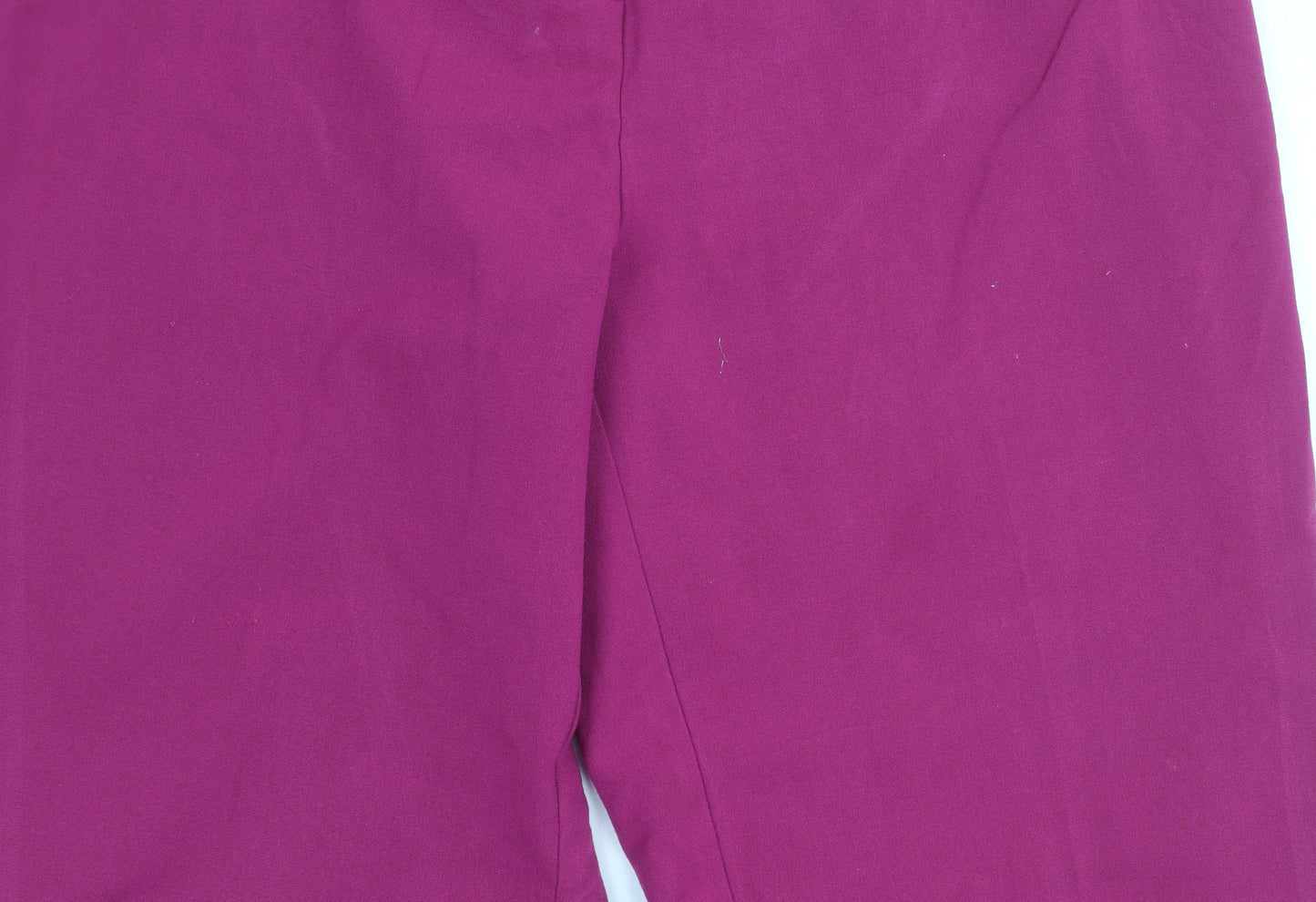 Womens UK Size 12 Damart Regular Fit Casual Workwear Purple Trousers