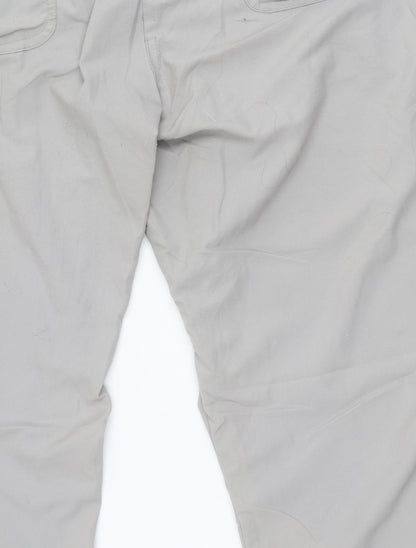 Rohan Womens Grey Cargo Travel Trousers Size 14 Short Polyamide