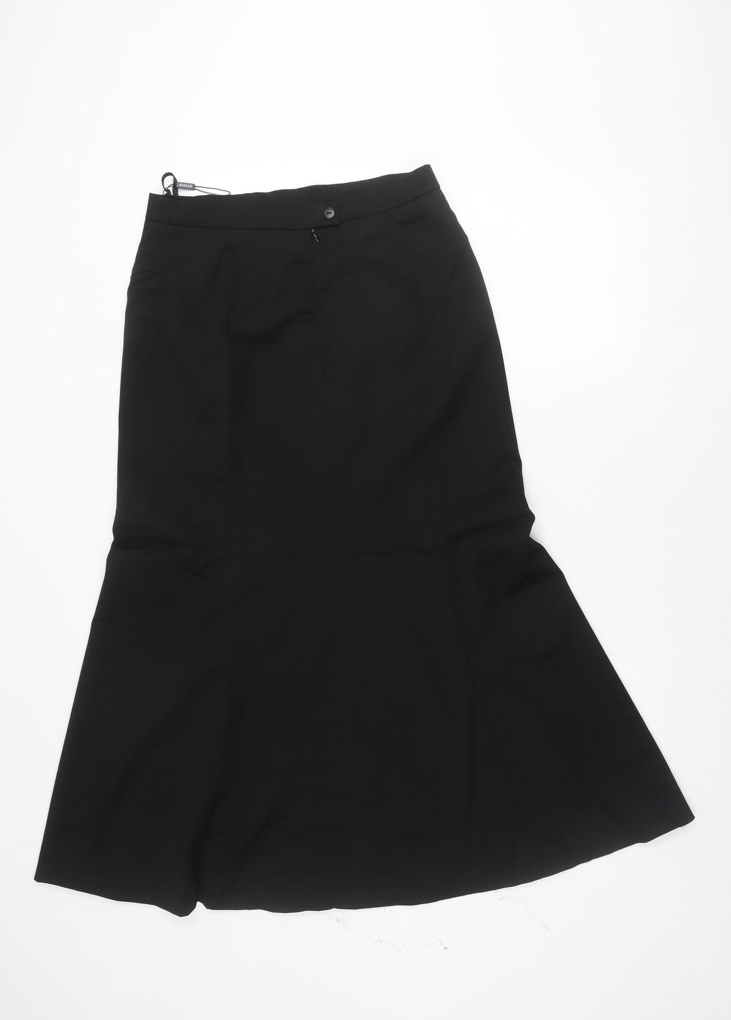 Basler Women Black Size 12 Pencil Skirt Knee Length Workwear